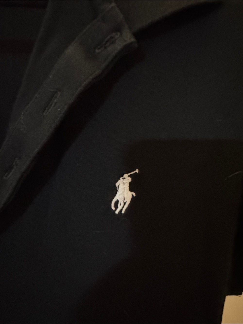 Ralph Lauren Black Polo Dress sz L - Picture 3 of 4